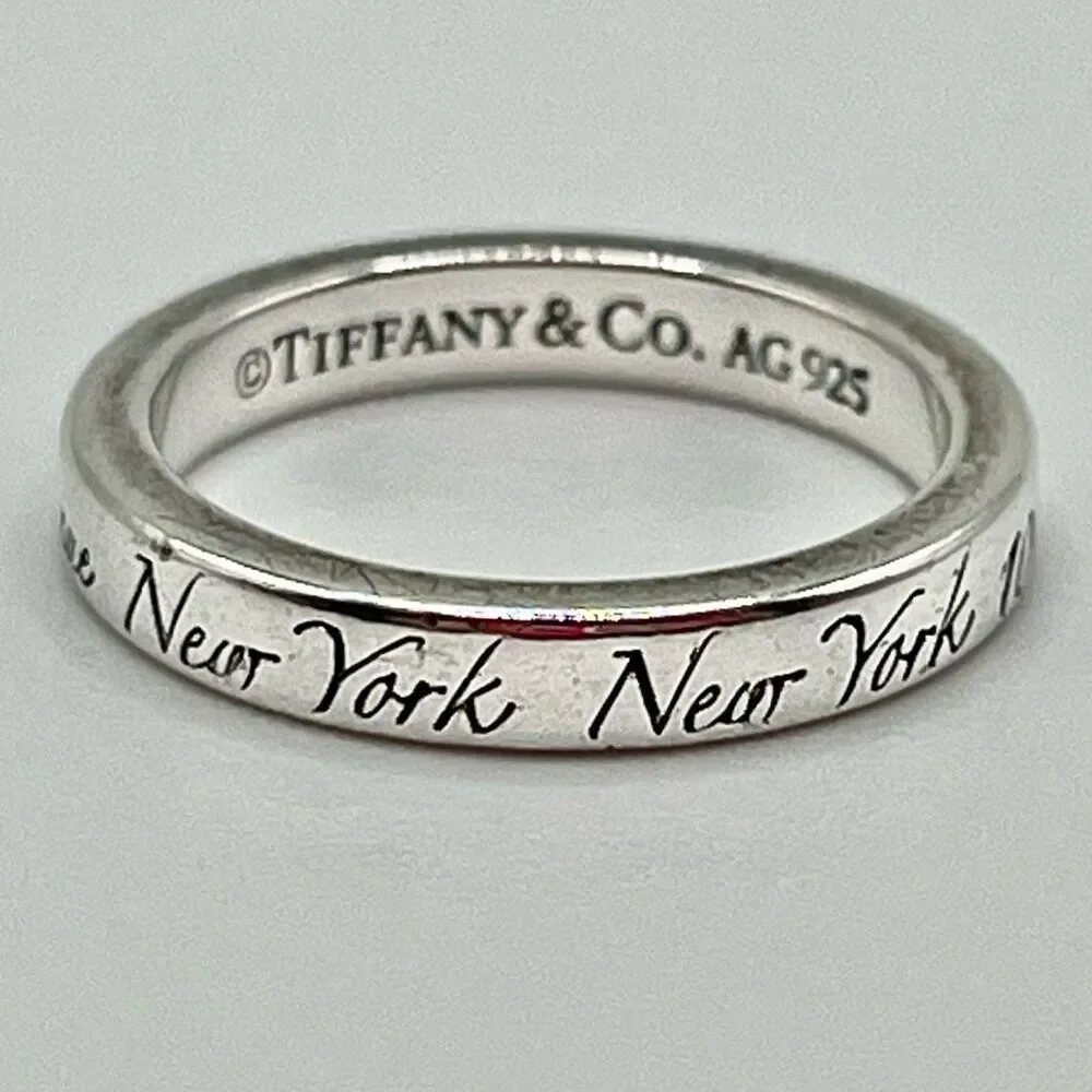 Rare & Retired - Tiffany & Co Notes Fifth Ave Ring - Size 4